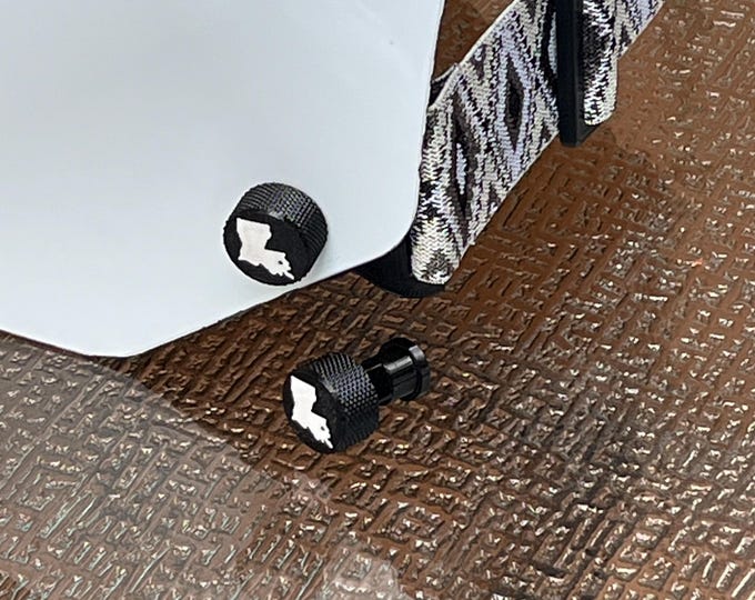 Fasteners Set for Outlaw Leather hood (previous headgear design)