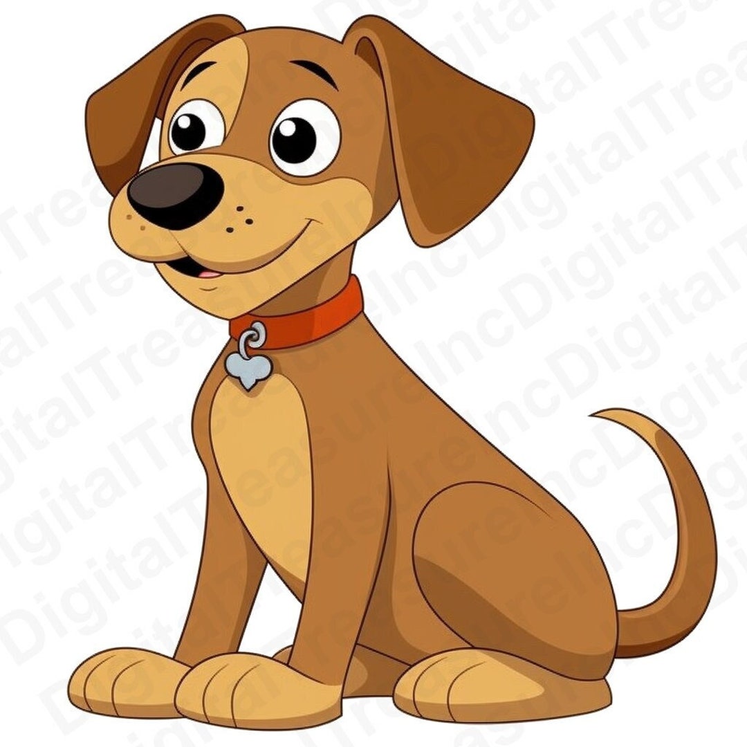 Young Pup Clipart Plus Digital Pattern - Etsy