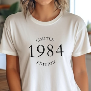 Limited edition 1984 40th Birthday Shirt Vintage 1984 Shirt for 40th Birthday Gift 40th Birthday Gift For Men 40th Birthday Woman 40th