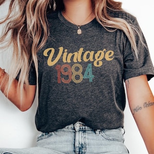 40th Birthday Shirt, Vintage 1984 Shirt, 40th Birthday Gift For Women, 40th Birthday Gift For Men, 40th Birthday Woman, 40th Birthday Friend