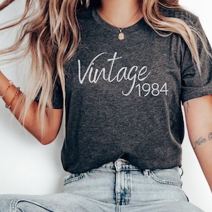 40th Birthday Shirt, Vintage 1984 Shirt, 40th Birthday Gift For Women, 40th Birthday Gift For Men, 40th Birthday Woman, 40th Birthday Friend