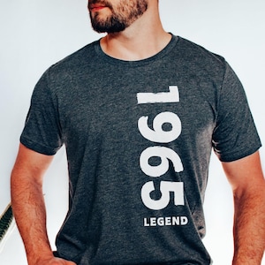 60th Birthday Gifts for Men 60th Birthday Decorations for Men 1965 Vintage t-shirt for Men 60th Gifts Ideas for Him custom 60 Birthday Shirt