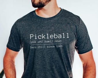 Maglietta divertente per il pickleball, maglietta con la definizione di pickleball, maglietta per gli amanti del pickleball, maglietta sportiva, maglietta per il giorno della partita di pickleball, regali per il pickleball