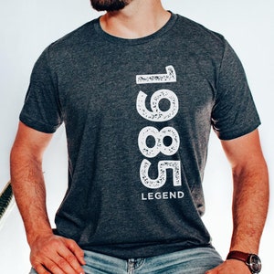 40th Birthday Gifts for Men 40th Birthday Decorations for Men 1985 Vintage t-shirt for Men 40th Gifts Ideas for Him custom 40 Birthday Shirt