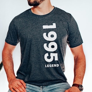 30th Birthday Gifts for Men 30th Birthday Decorations for Men 1995 Vintage t-shirt for Men 30th Gifts Ideas for Him custom 30 Birthday Shirt