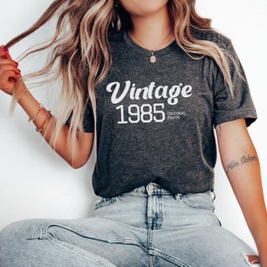 40th Birthday Shirt Vintage 1985 Shirt for 40th Birthday Gift 40th Birthday Gift For Men 40th Birthday Woman 40th Birthday Original parts