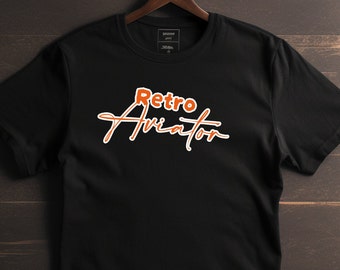 Retro Aviator Shirt, Adventure T-shirt, Retro Plane Tee, Airplane Lovers, Pilot Gifts, Pilot Shirt, Airplane Shirt, Aviation Shirt