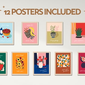 Growth Mindset Printable Poster Set of 12, Middle and High School ...