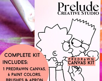 Paint and Sip Canvas Kit