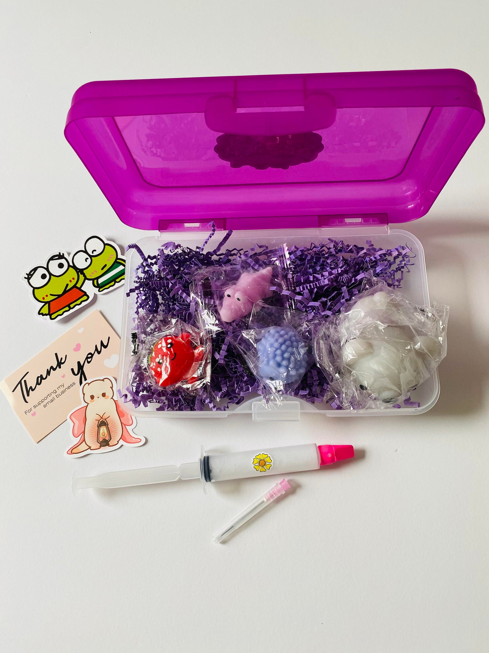 DIY Mochi Squishy Pimple Popping Kit for Stress Relief, BOX Kit Etsy