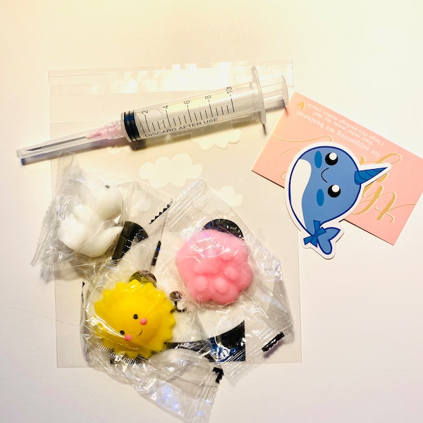 Very Trendy on tik tok ! DIY Mochi Pimple Popping Kit: Create Your Own Popping Sensation! (Small package)