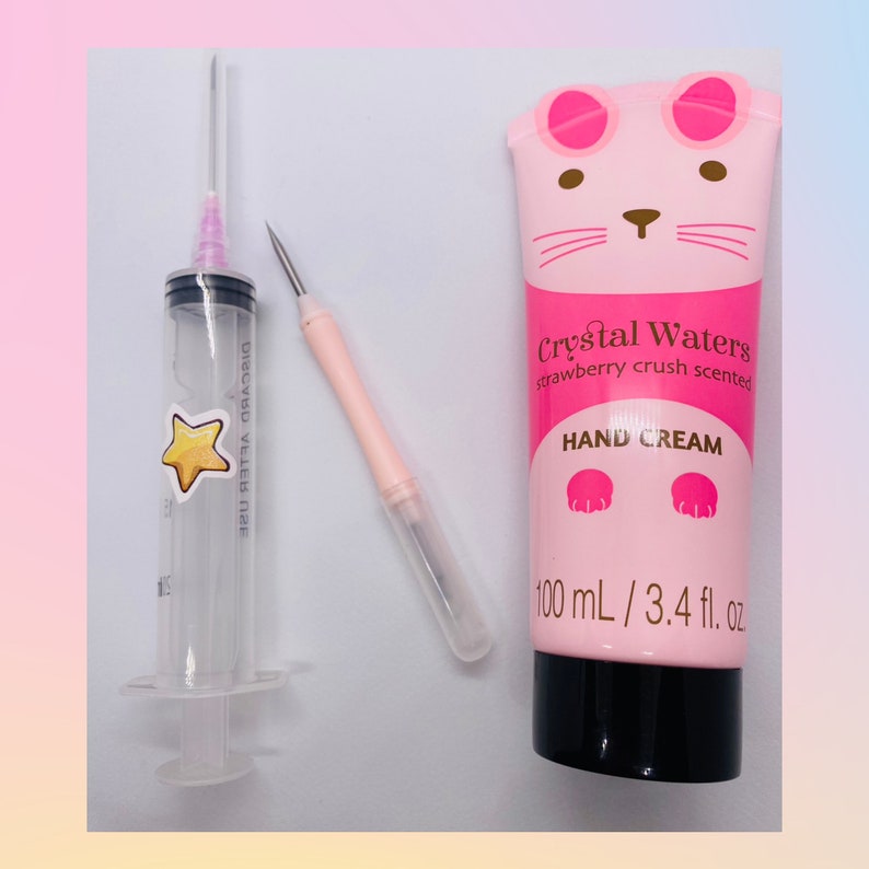 Complete Mochi Toy Pimple Popping Kit Bigger Syringe 3.25oz Etsy