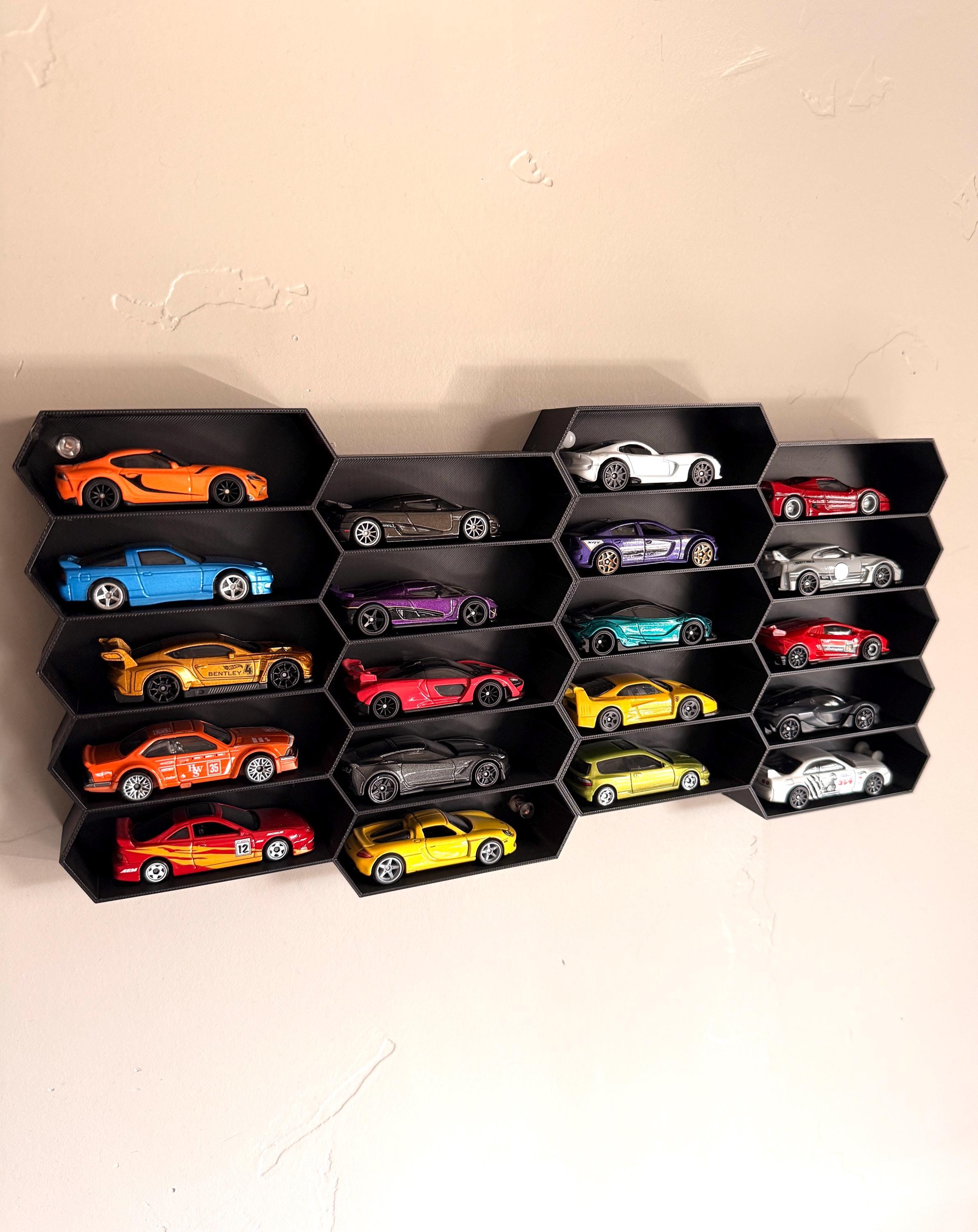Vetrina per auto pressofuse: Hot Wheels 1/64, organizer Matchbox - Italia