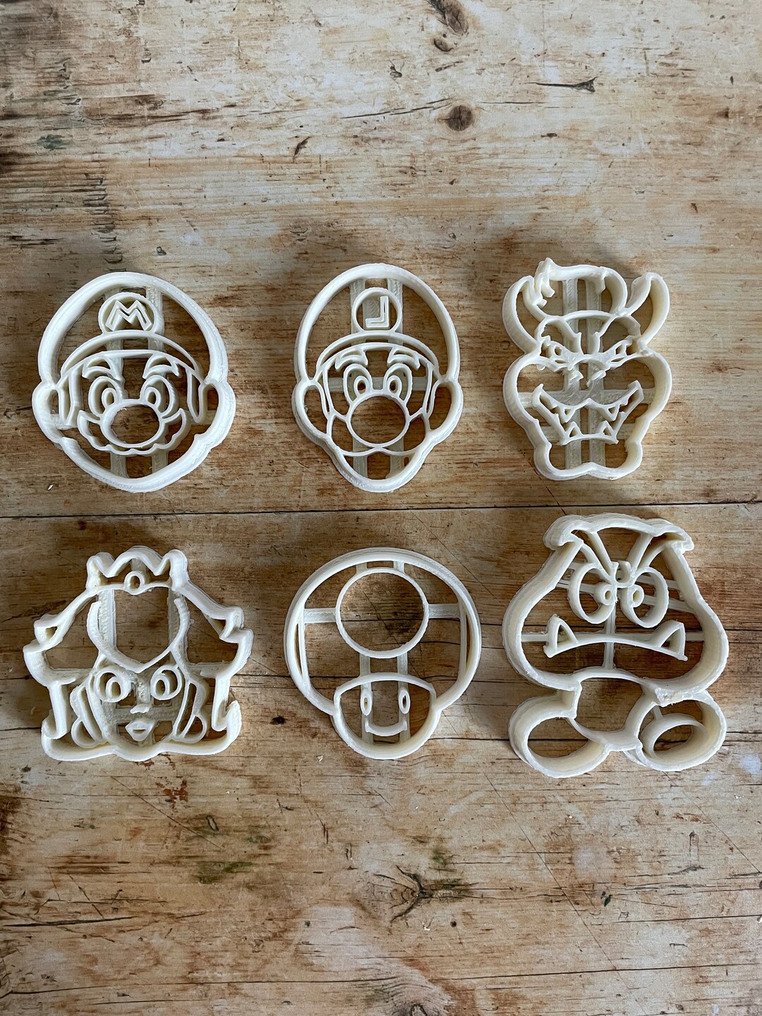 Super Mario Cookie Cutters Super Mario Mario Brothers Etsy