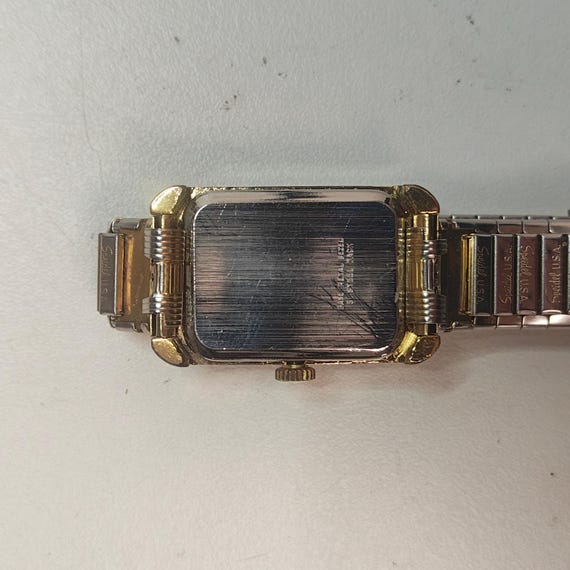 Vintage Timex Rectangular Quartz Watch Roman Nume… - image 6
