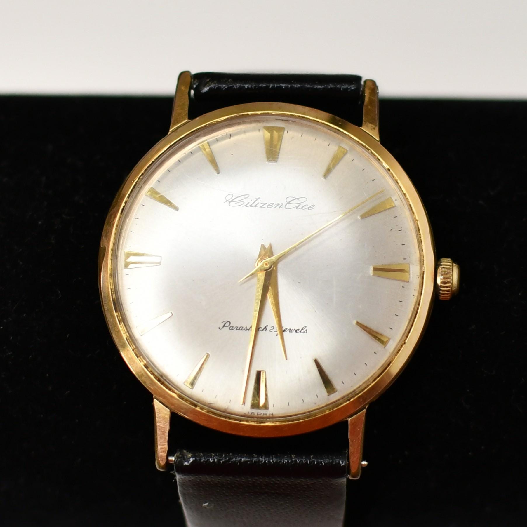 Vintage Citizen Ace Parashock 23 Jewels Gold-filled Mechanical