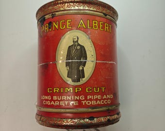 Vintage Prince Albert Tobacco Tin • 1913 R.J. Reynolds Advertising Can