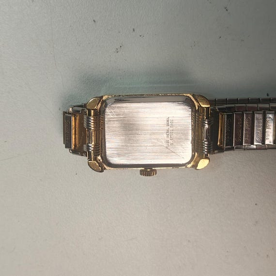 Vintage Timex Rectangular Quartz Watch Roman Nume… - image 7