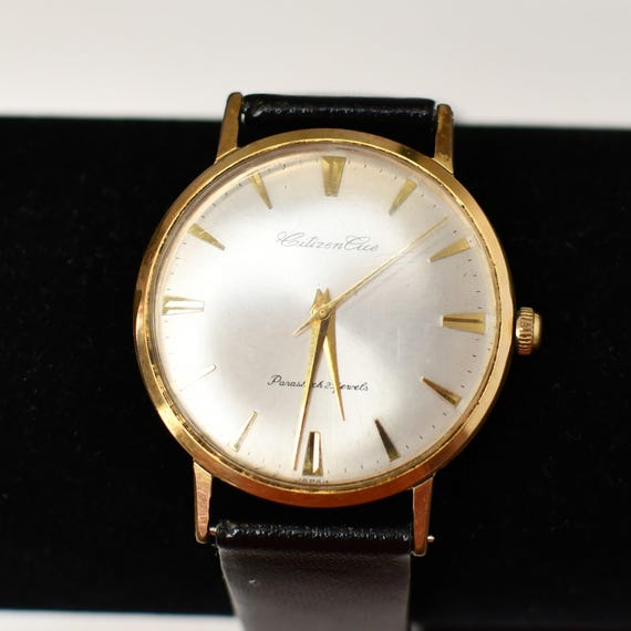 Vintage Citizen Ace Parashock 23 Jewels Gold-filled Mechanical