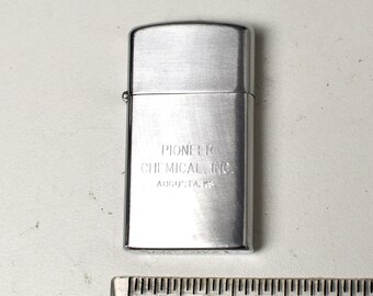 Vintage Barlow Windproof Lighter – Pioneer Chemical Augusta KS – Japan