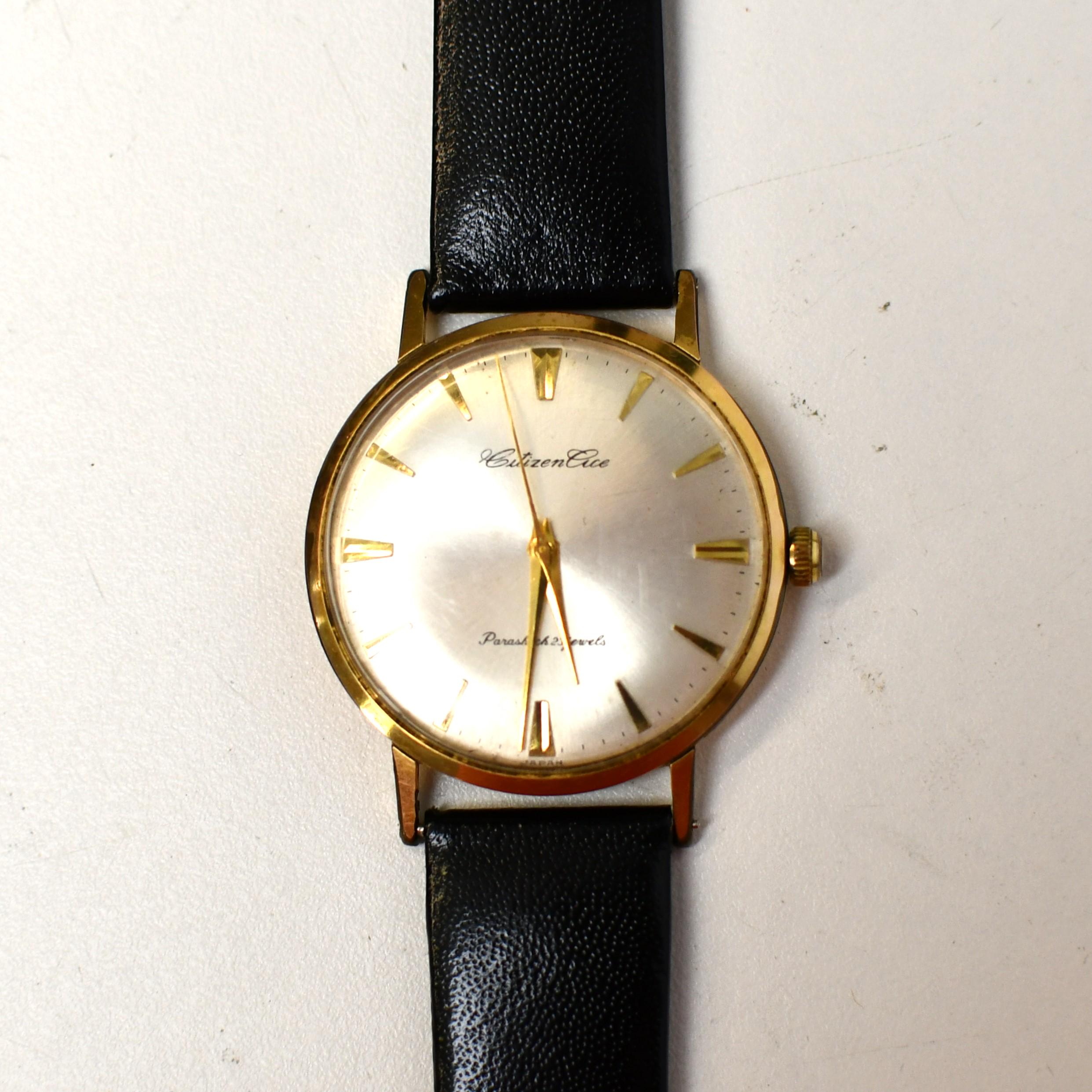 Vintage Citizen Ace Parashock 23 Jewels Gold-filled Mechanical