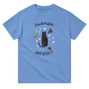 Women&#39;s Samhain Witchy Vibes T-Shirt - Halloween Pagan Harvest Festival Tee