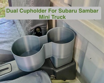 Dual Cupholder For Subaru Sambar Mini (Kei) Truck
