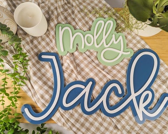 Acrylic Name Sign | Wall Sign | Door Sign | Kids Name Plaque |