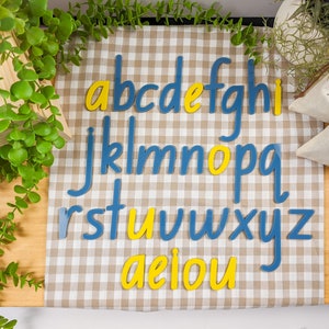 Magnetic Acrylic Alphabet Set | Australian State Fonts | Custom Colours |