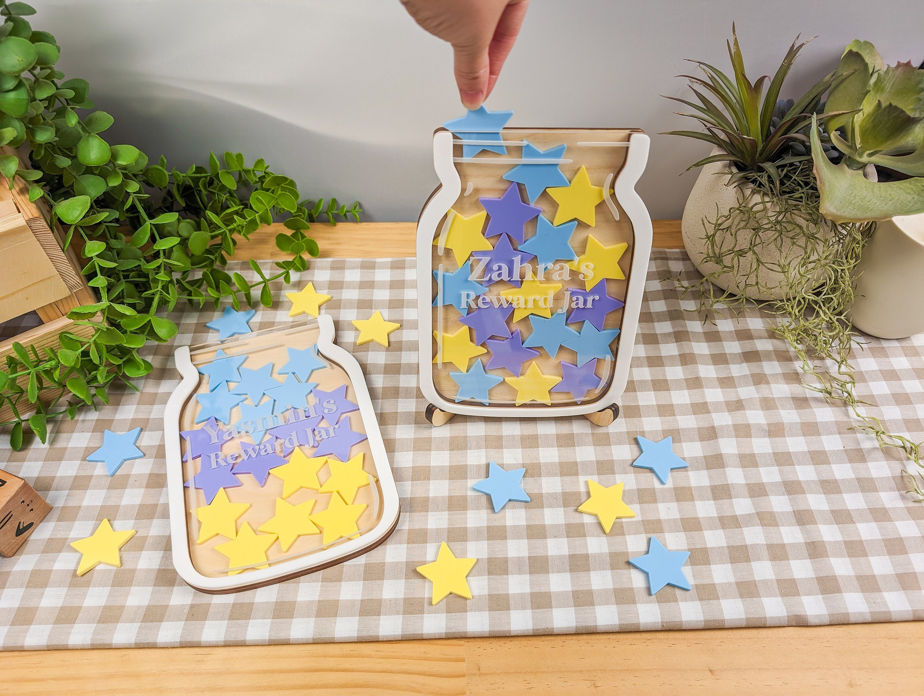 Kids Reward Jar | Personalised Jar | Classroom Behaviour Management ...