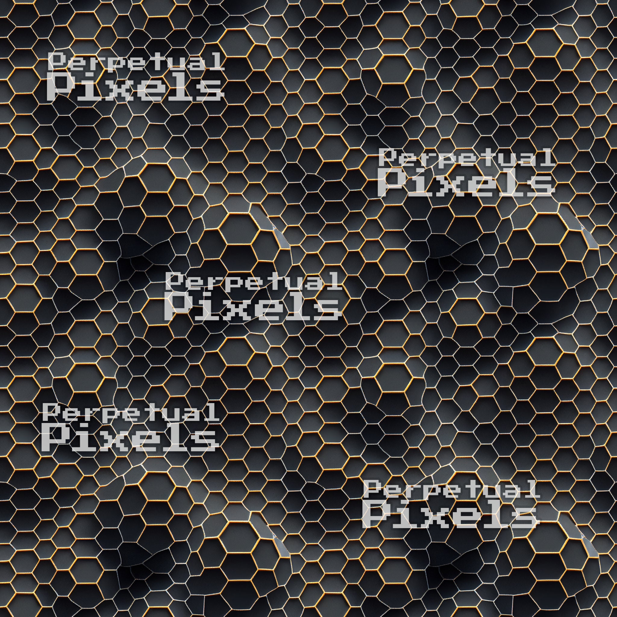 Hexagons Are the Bestagons 16 Seamless Repeating Hexagon Patterns, Digital Paper, Commercial Use