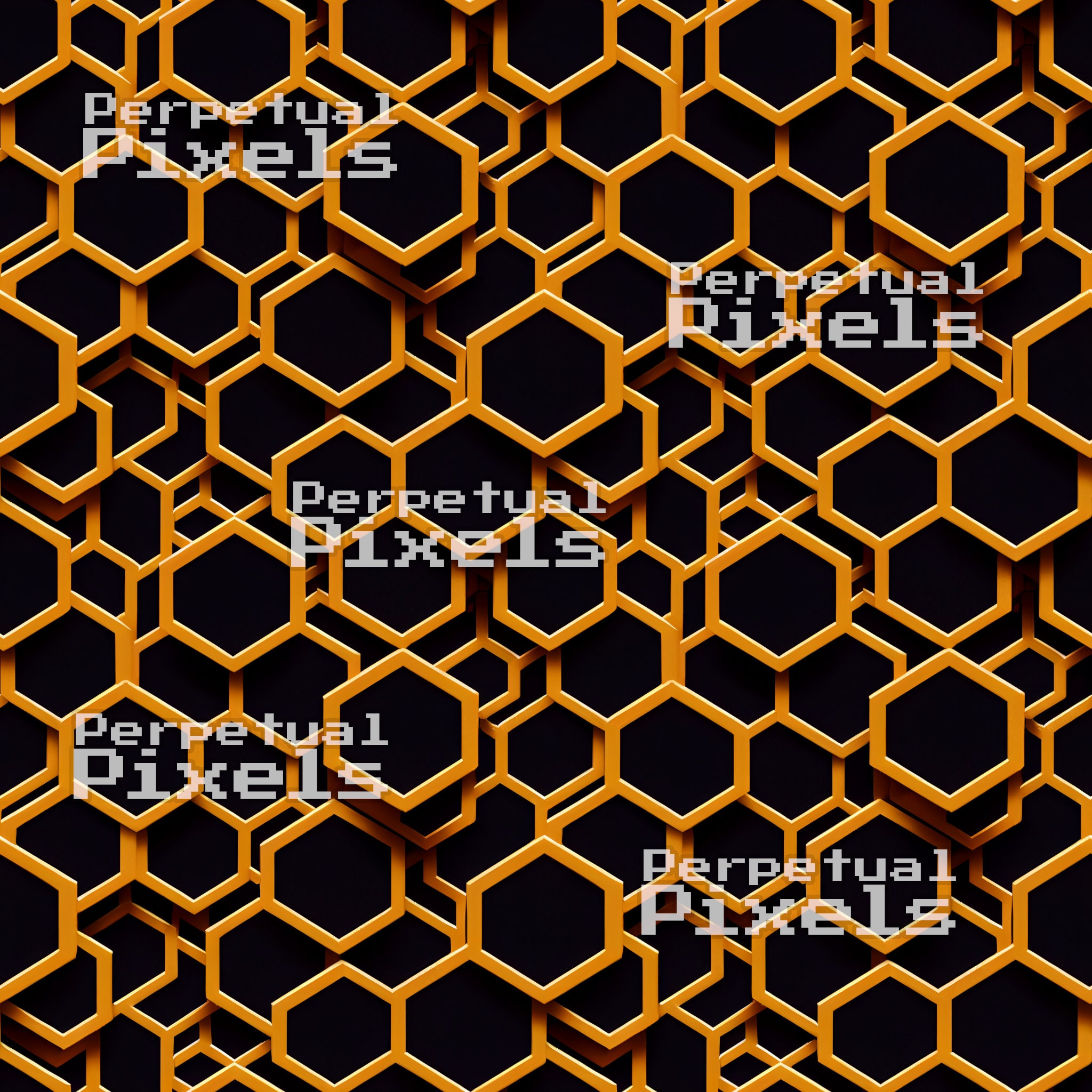 Hexagons Are the Bestagons 16 Seamless Repeating Hexagon Patterns, Digital Paper, Commercial Use