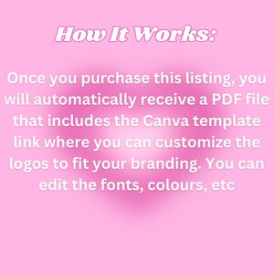 customize 12,310+ pink logo templates online - canva... Editable Cute Pink Logo Template Made in Canva/girly Logo/heart ...