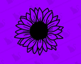 Sunflower svg, flower svg, floral svg, png, jpeg