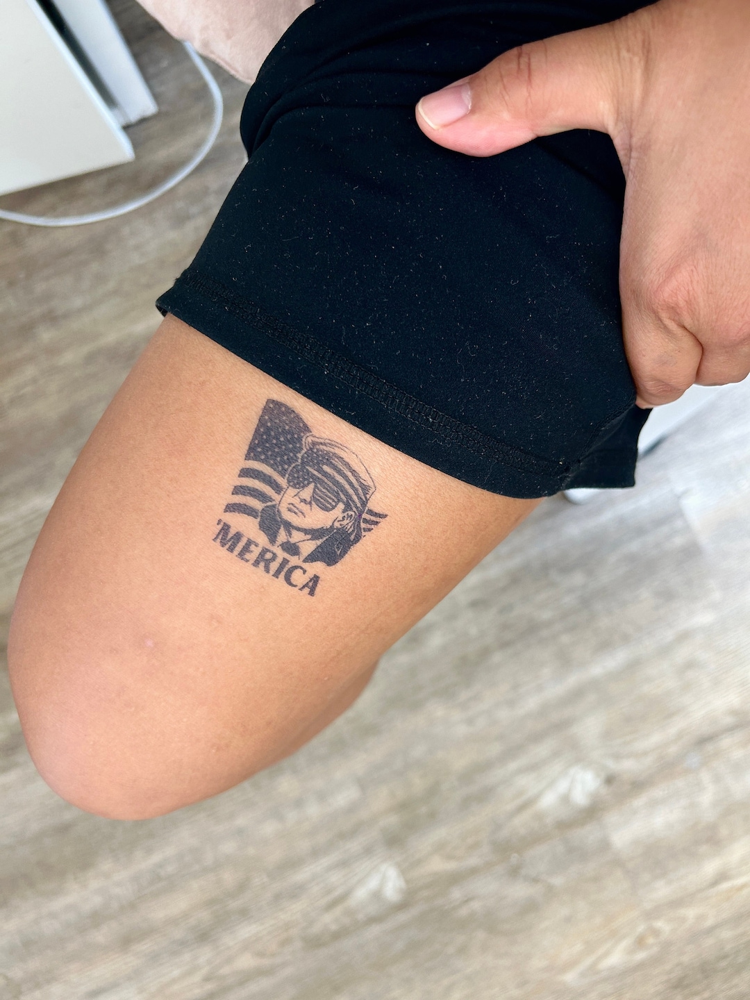 Simple Fox Temporary Tattoo-Minimalist Tattoo-Temporary Tattoo Set-Tattoo  Lover Gift Idea-Couple Gift-Handwriting Tattoo, image size:1080x1440