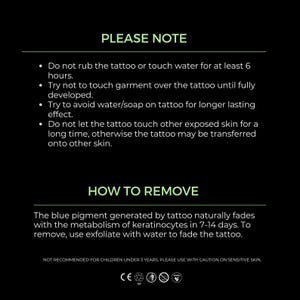 Om Tattoo Scared Geometry Plant Based Tattoo Semi permanent Tattoo Temporary Tattoo Spiritual Tattoo Festival Tattoo Vegan 2 Week Tattoo Art image 7