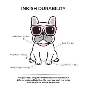 Honig Kamm Tattoo | Geometrisches Tattoo | Minimalistisches Tattoo | Semi permanent temporäres Tattoo | Bienenstock Tattoo | Abstraktes Tattoo Bild 8