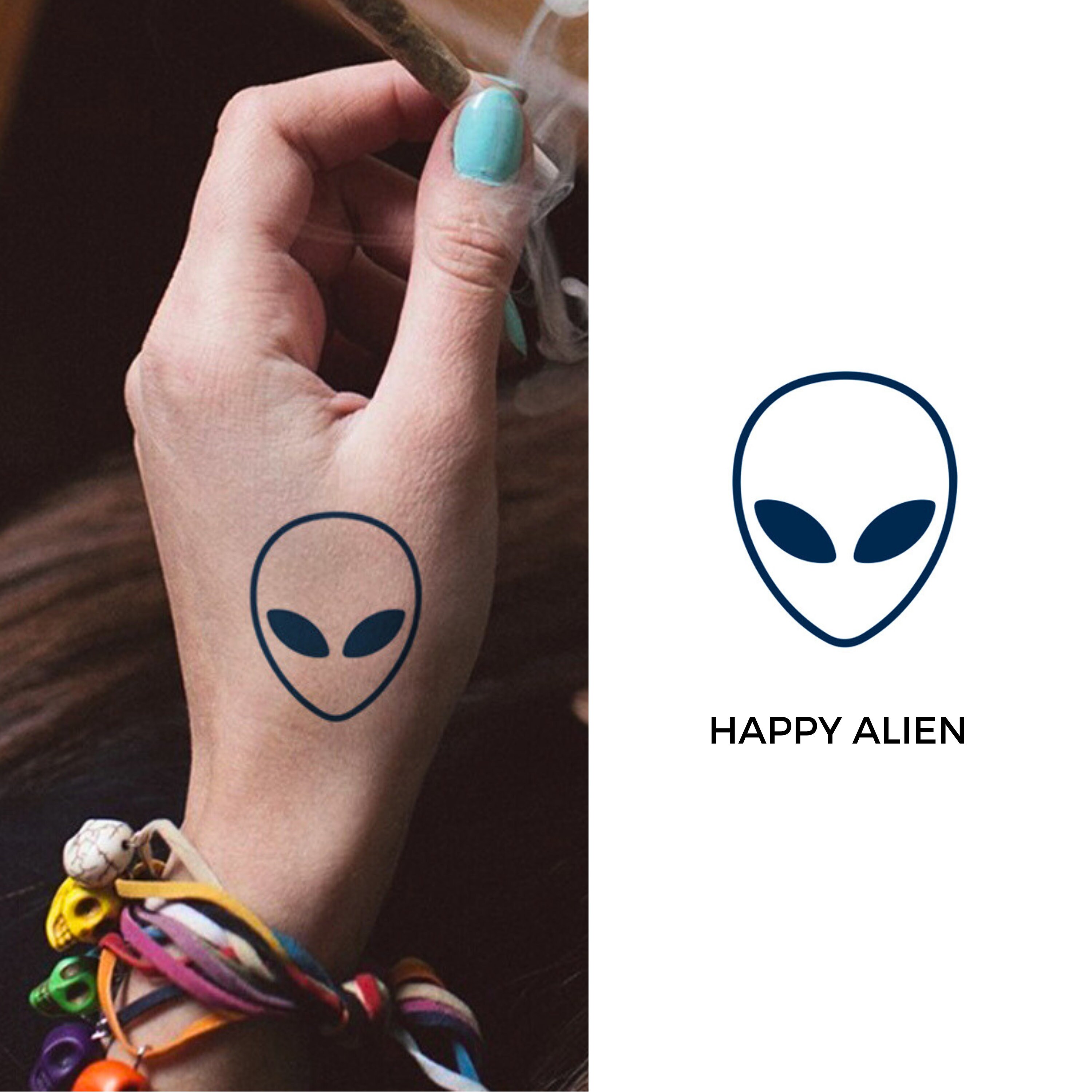 Alien Tattoos - Etsy Sweden