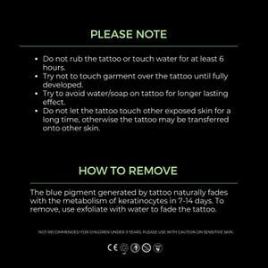 Honig Kamm Tattoo | Geometrisches Tattoo | Minimalistisches Tattoo | Semi permanent temporäres Tattoo | Bienenstock Tattoo | Abstraktes Tattoo Bild 7