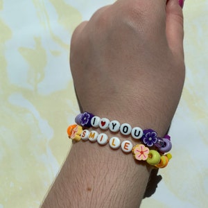 Handmade Customizable Colorful Bead Friendship Bracelet
