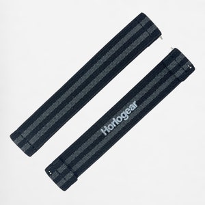 HorloFLEX (Obsidian Black / Gray) Elastic Watch Strap Band for Omega X Swatch Speedmaster MoonSwatch Moonwatch