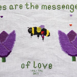 Love&#39;s Messenger with Tulips