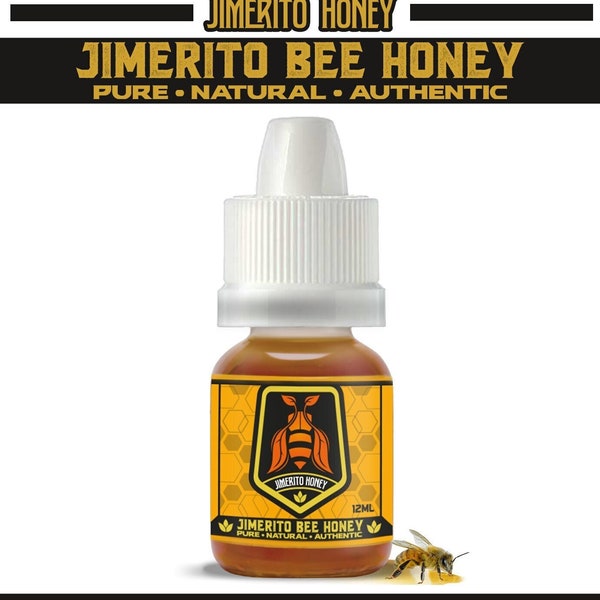 Jimerito Honey | Miel Jimerito | Jimerito Drops | Jimerito Gotas | 100% Natural | 12ML