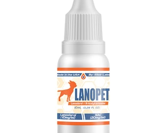 LanoPet Lanosterol + NAC Dog Eye Care Drops | 10 mL