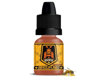 Jimerito Honey | 12mL | Miel | Stingless Bee Honey | Drops | Gotas | 100% Natural | Original From La Paz Honduras