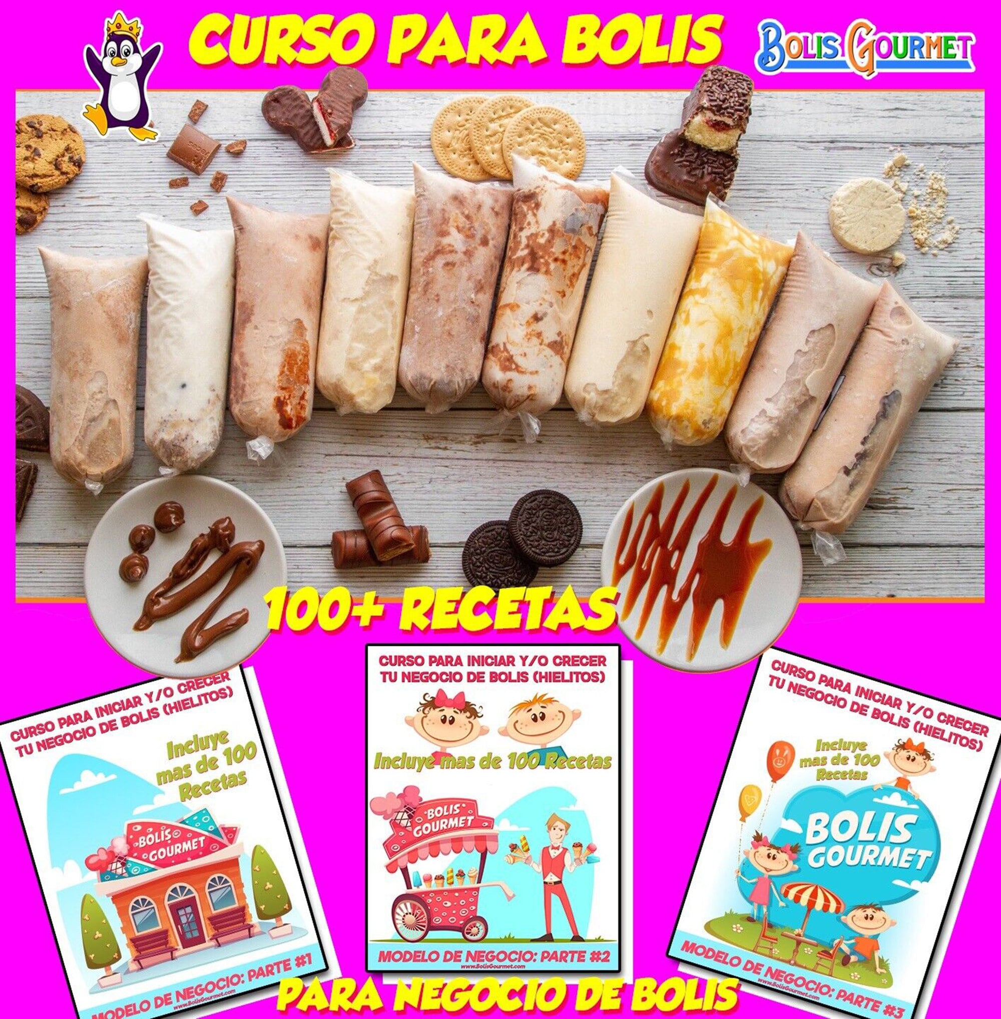 Bolis Helitos Helados Curso De Guia Para Negocio Incluye - Etsy