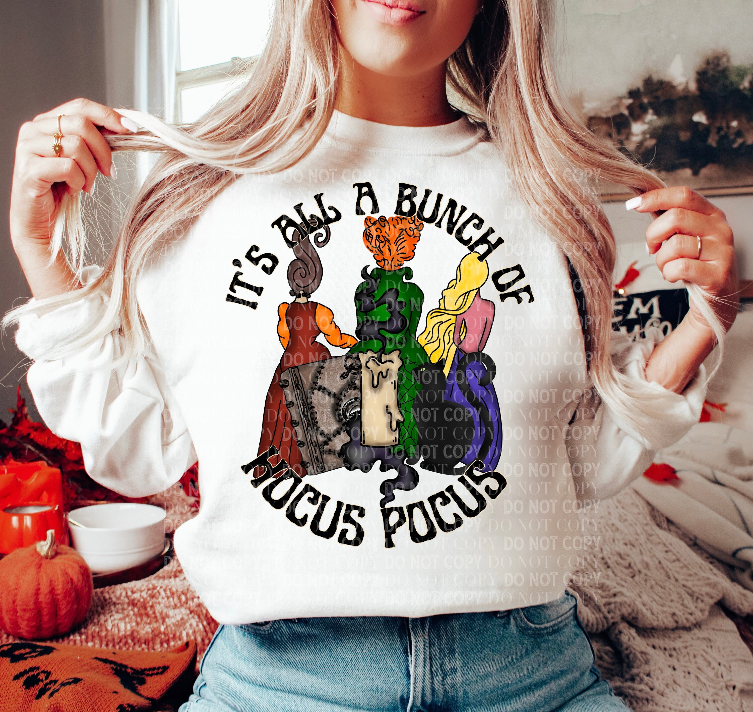 Its All A Bunch of Hocus Pocus Digital PNG Halloween Digital - Etsy