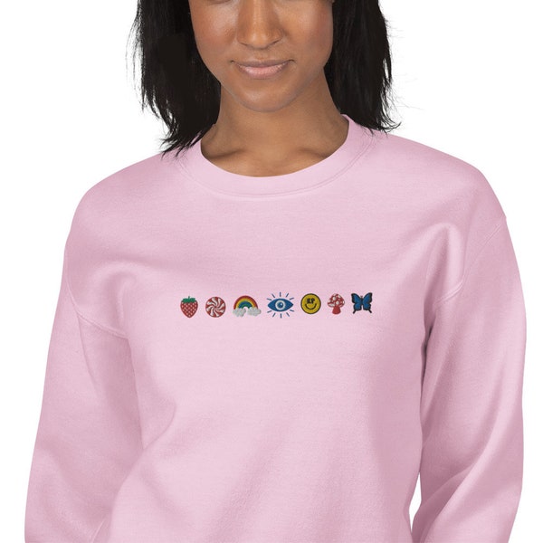 Katy Perry Era Icon Embroidered Unisex Crewneck Sweatshirt