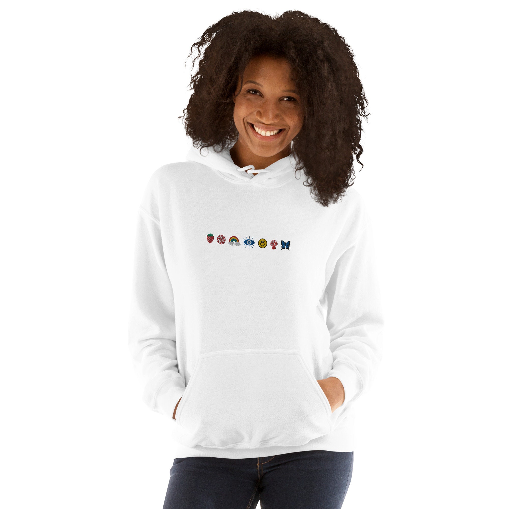 Felpa Con Cappuccio Uomo Donna OUHZNUX: Oversize Stampata Katy Perry Merch, Pile Con Tasca - 2