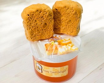 Honey Toast Delight diy honey slime toast slime for birthday slime gift for kid slime jelly slime butter slime shop Australia slime for kids